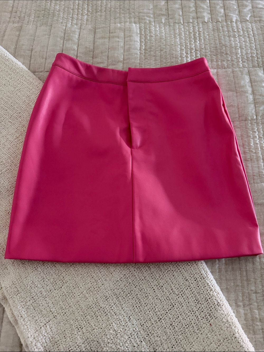 Meshki Vibrant Pink Mini Skirt